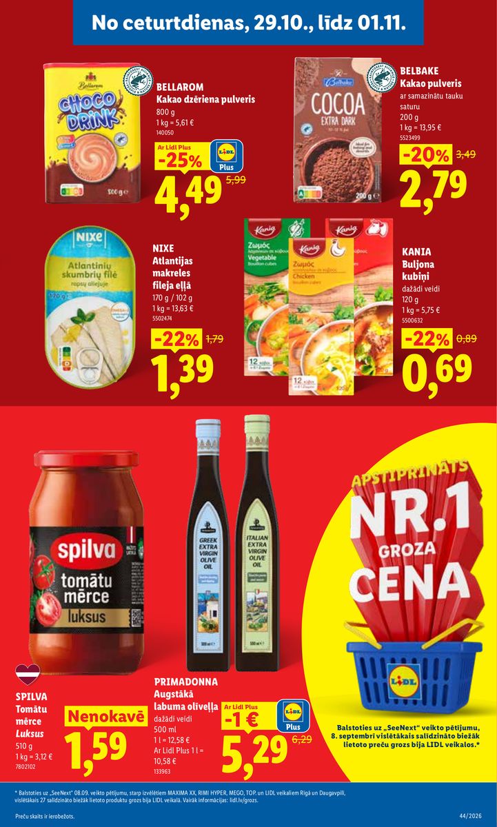 Aktuālais akciju buklets — Piedāvājumi no 26.10. — 31. lapa