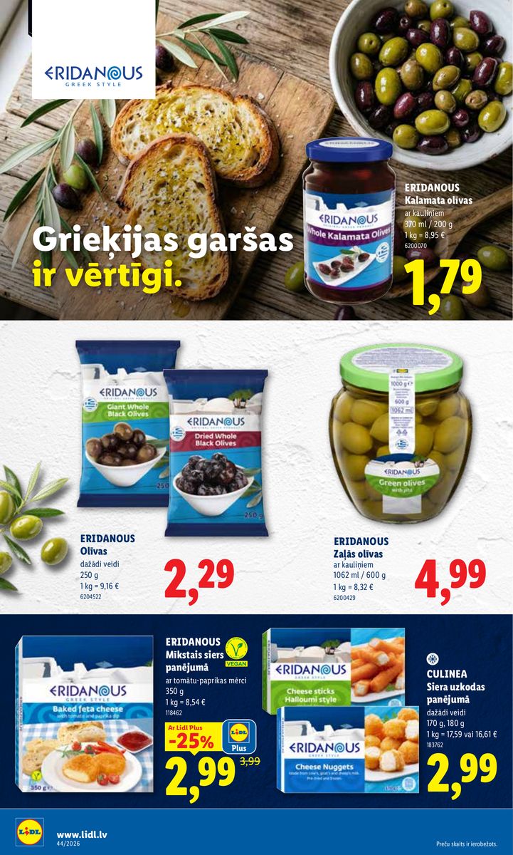 Aktuālais akciju buklets — Piedāvājumi no 26.10. — 26. lapa