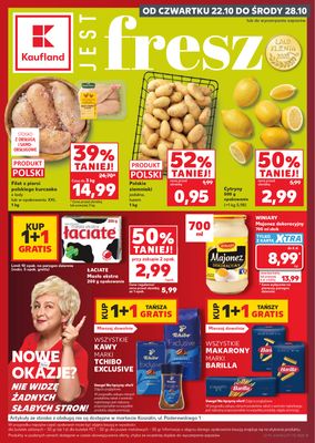 Okładka: Gazetka tygodnia Kaufland od czw. 22.10 do śr. 28.10