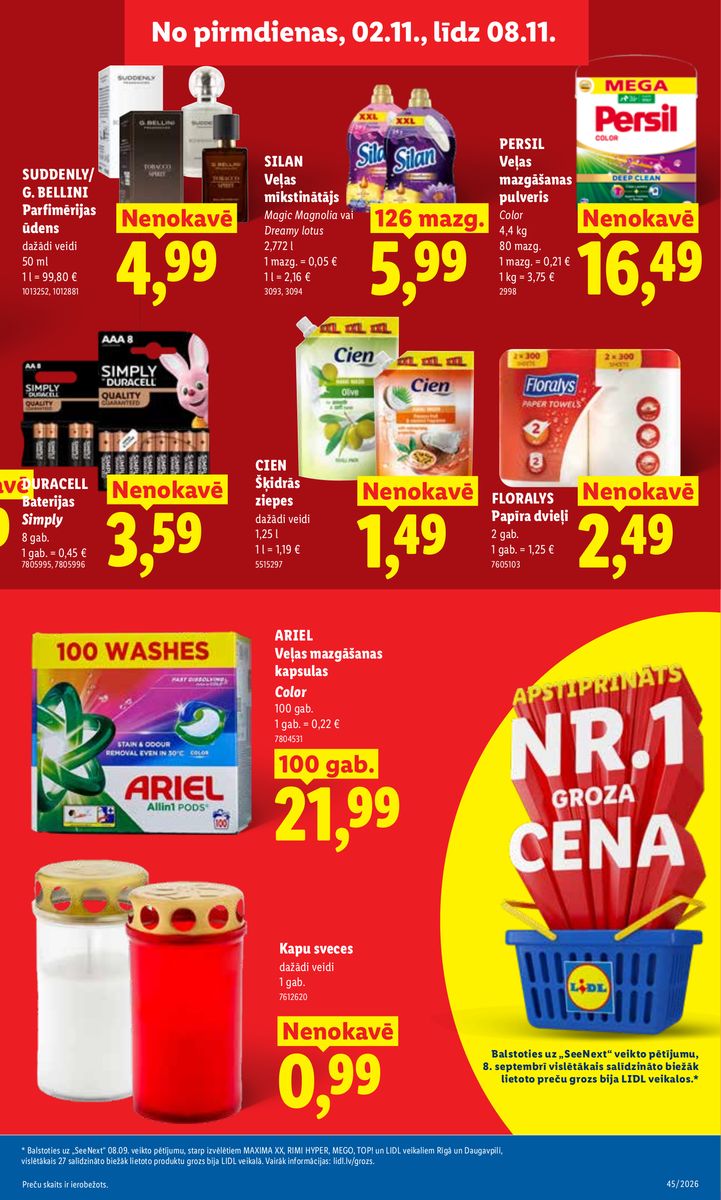 Aktuālais akciju buklets — Piedāvājumi no 02.11. — 19. lapa