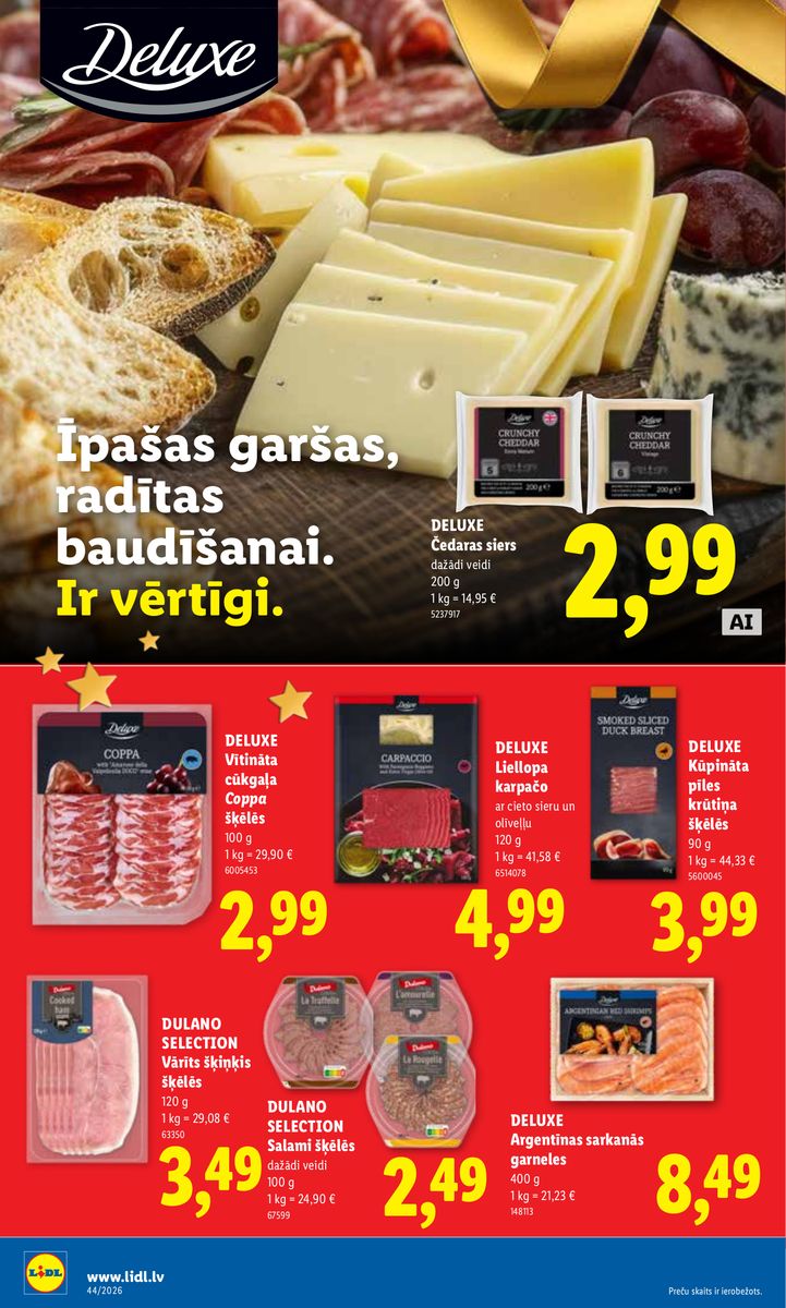 Aktuālais akciju buklets — Piedāvājumi no 26.10. — 22. lapa