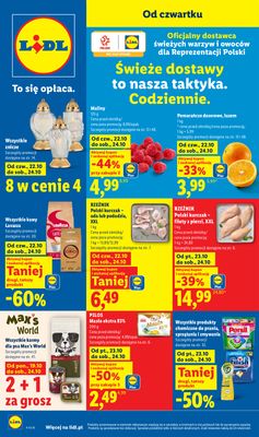 Masło ekstra 83% PILOS w Lidlu za 2,49 zł przy zakupie 3 sztuk do soboty 24.10