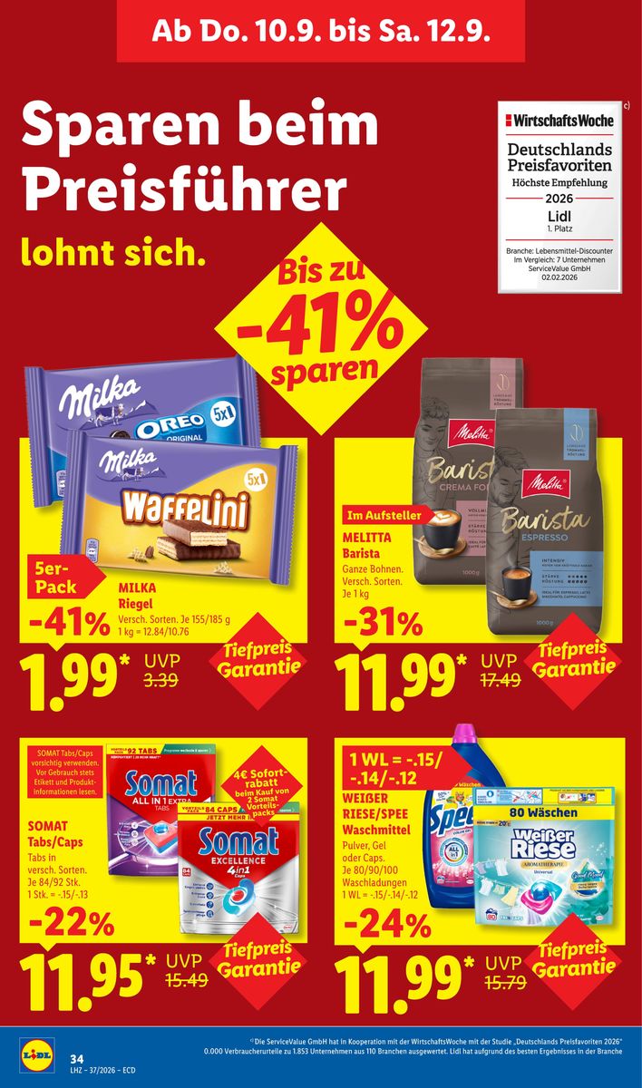 Lidl – Aktionsprospekt · 07.09.2026 – 12.09.2026, Seite 68